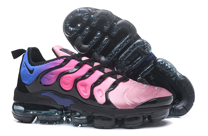 2018 Nike Air Max TN Plus Pink Black Blue Shoes - Click Image to Close